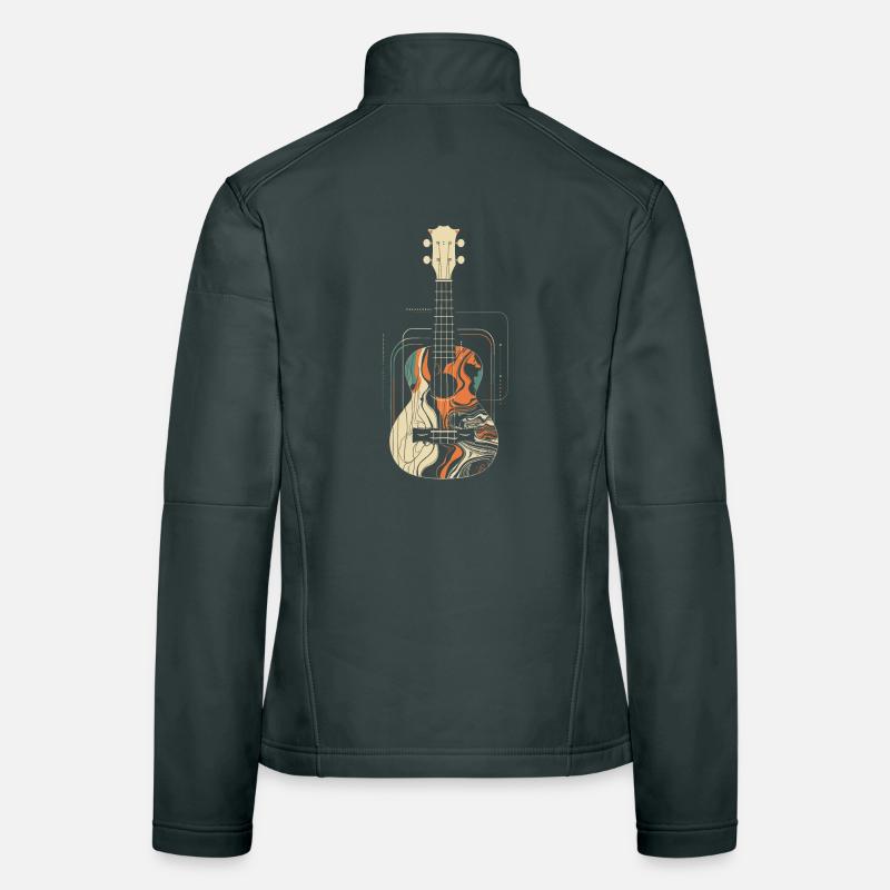 Ukulele Graphics Women's Softshell Jacket