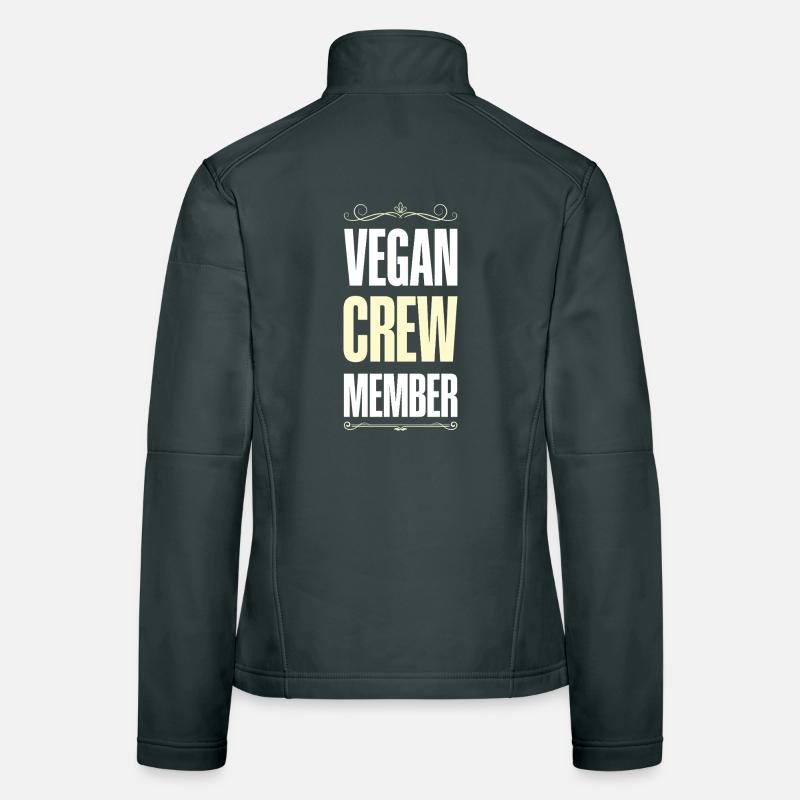 Vegan Crew Veste en tissu softshell Femme