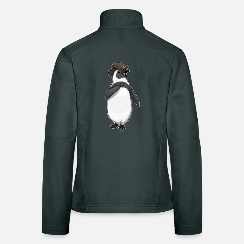 Pinguin Bräutigam Ehering Hochzeit Frauen Softshelljacke