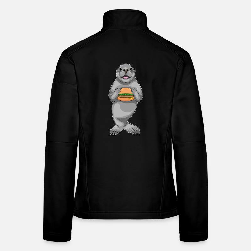 Seal Cheeseburger Women's Softshell Jacket
