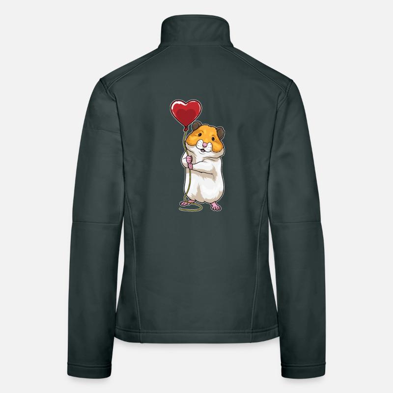 Hamster Balloon Women's Softshell Jacket