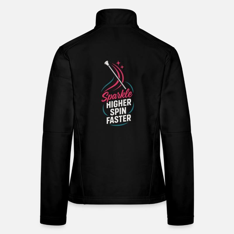 Baton Twirler Majorette Captain Squad Club Frauen Softshelljacke