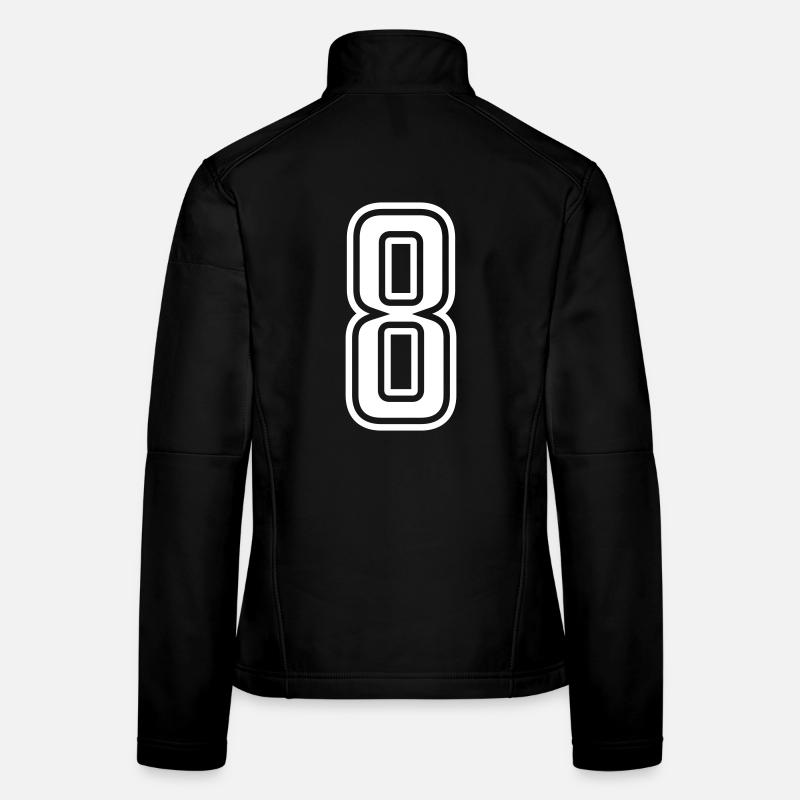8 - Frauen Softshelljacke - Schwarz