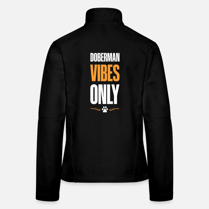 Dobermann Vibes Only Frauen Softshelljacke