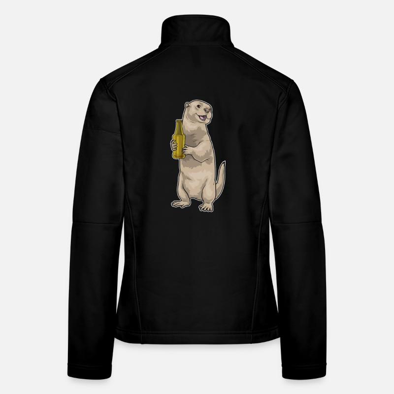Bouteille de bière Otter Veste en tissu softshell Femme
