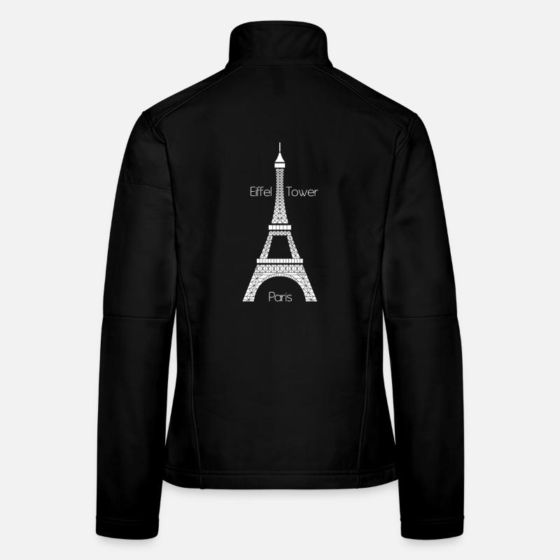 Eiffel Tower (dark) Frauen Softshelljacke