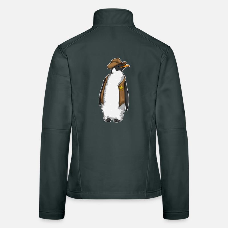 Shérif pingouin Veste en tissu softshell Femme