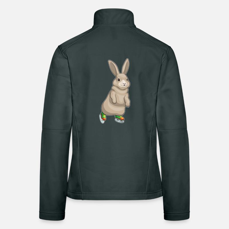 Hase Eislaufen Schlittschuhe Frauen Softshelljacke