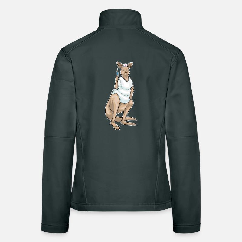 Routine infirmière Kangourou Veste en tissu softshell Femme