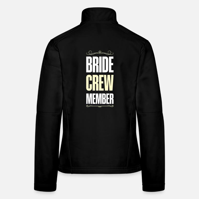 Équipage de la mariée Veste en tissu softshell Femme