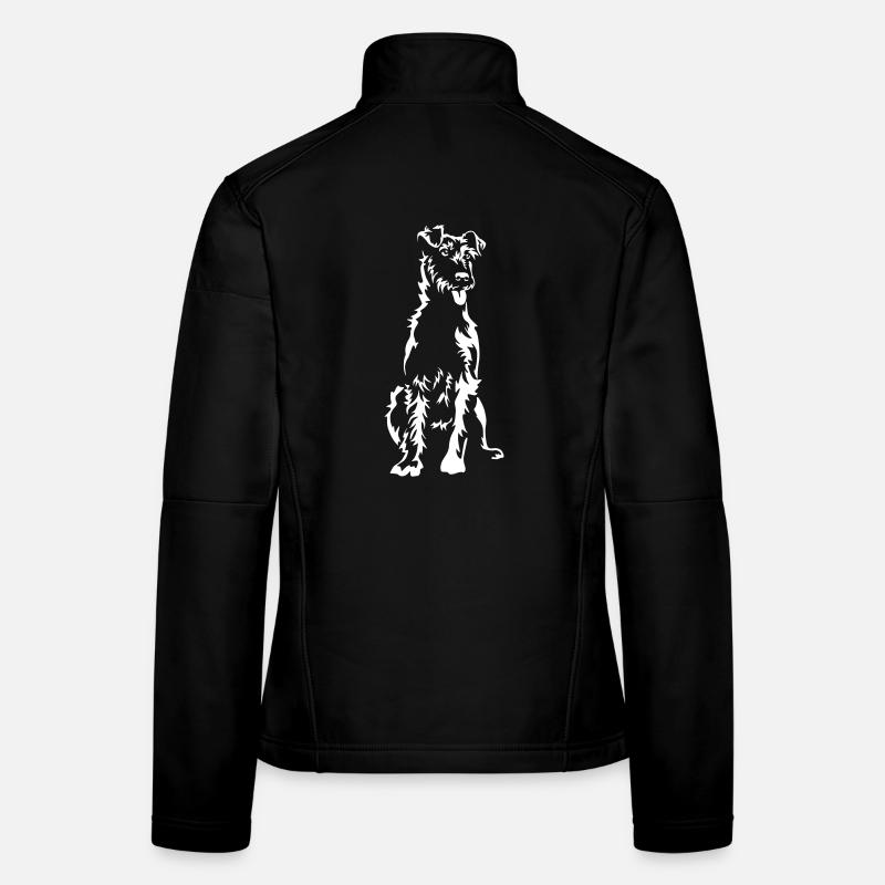 Irish Terrier "Black Edition" - Frauen Softshelljacke - Schwarz
