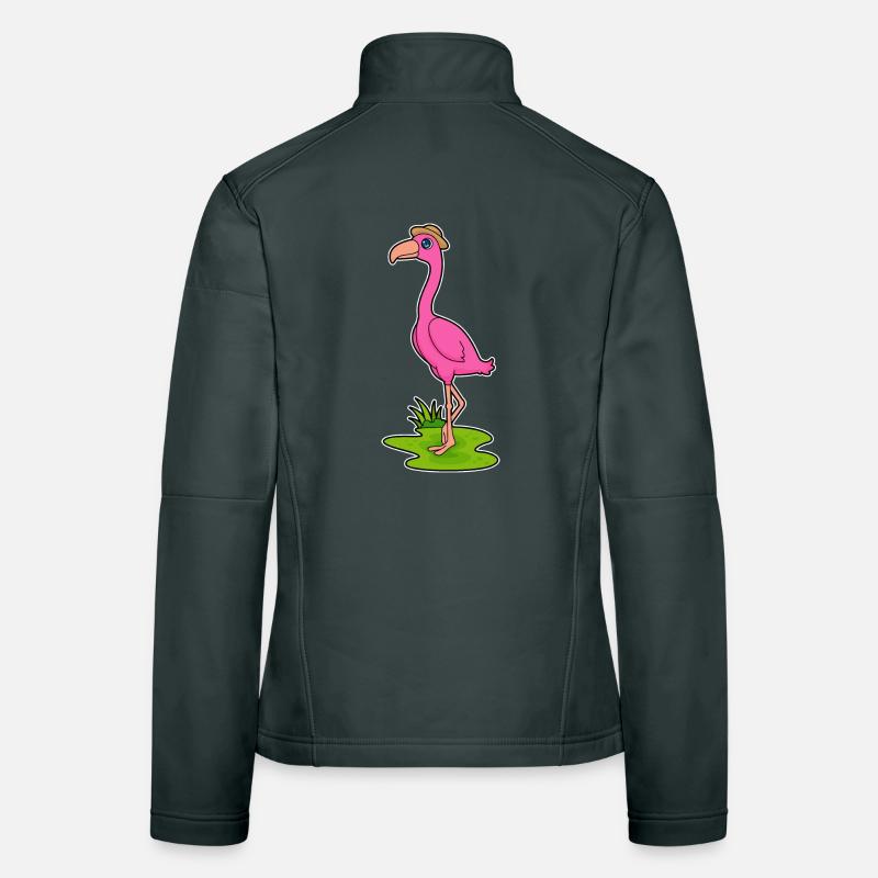 Flamingo Hat Women's Softshell Jacket