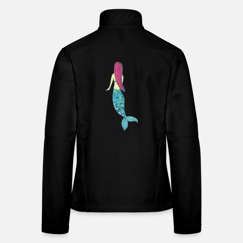 Sirène impressionniste Veste en tissu softshell Femme