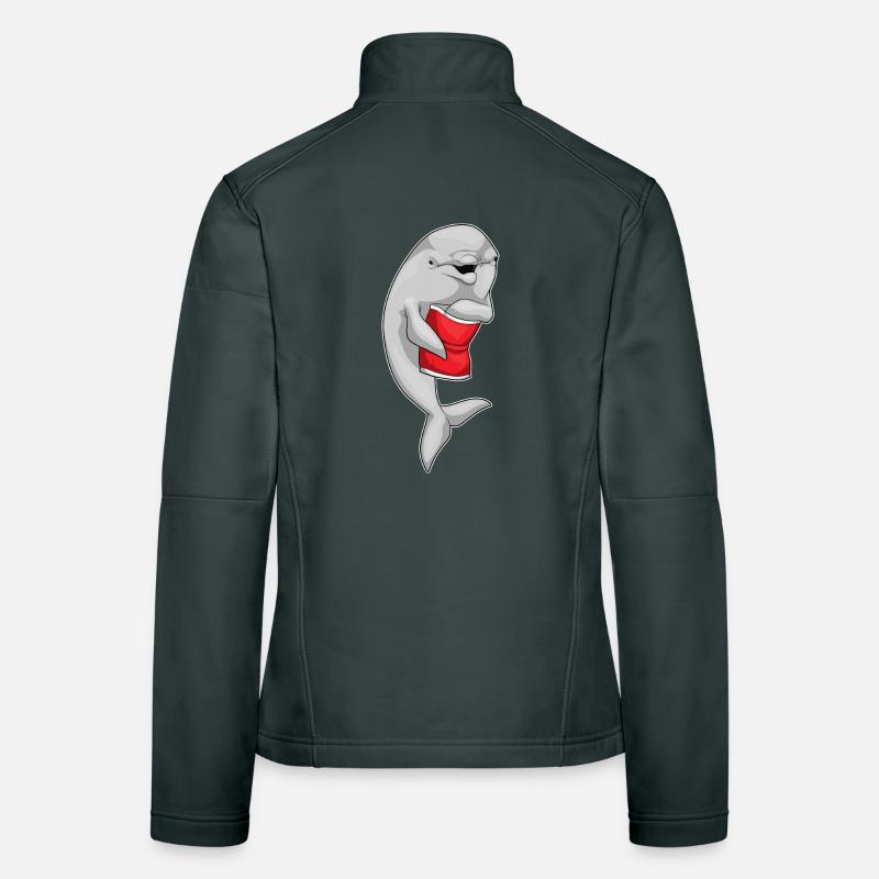 Dolphin Potato Chips Women's Softshell Jacket
