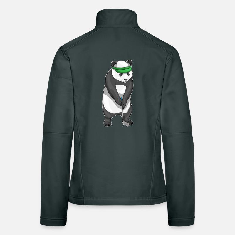 Panda Golf Golfschläger Frauen Softshelljacke