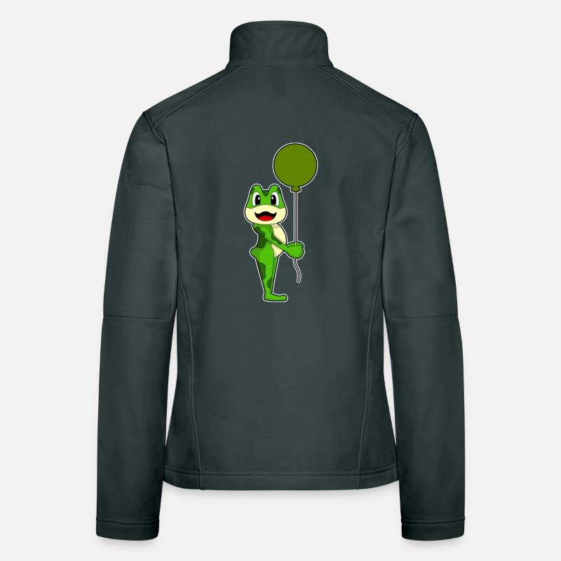 Ballon grenouille Veste en tissu softshell Femme