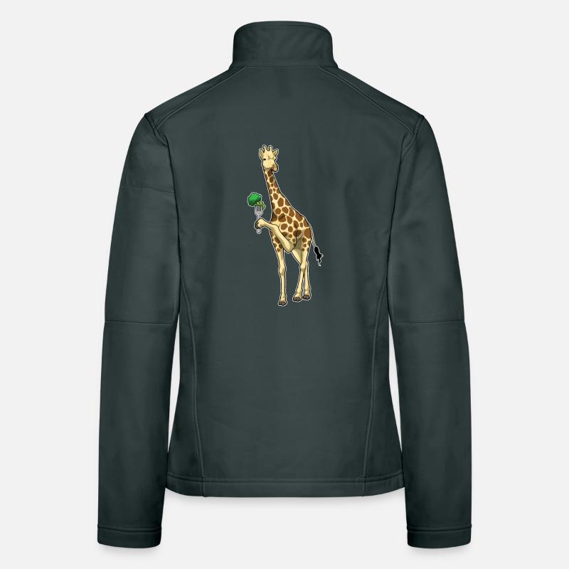 Giraffe Broccoli Women's Softshell Jacket