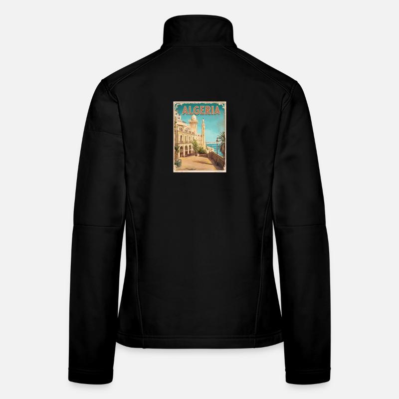 Algeria Coastal Historical View Women's Softshell Jacket