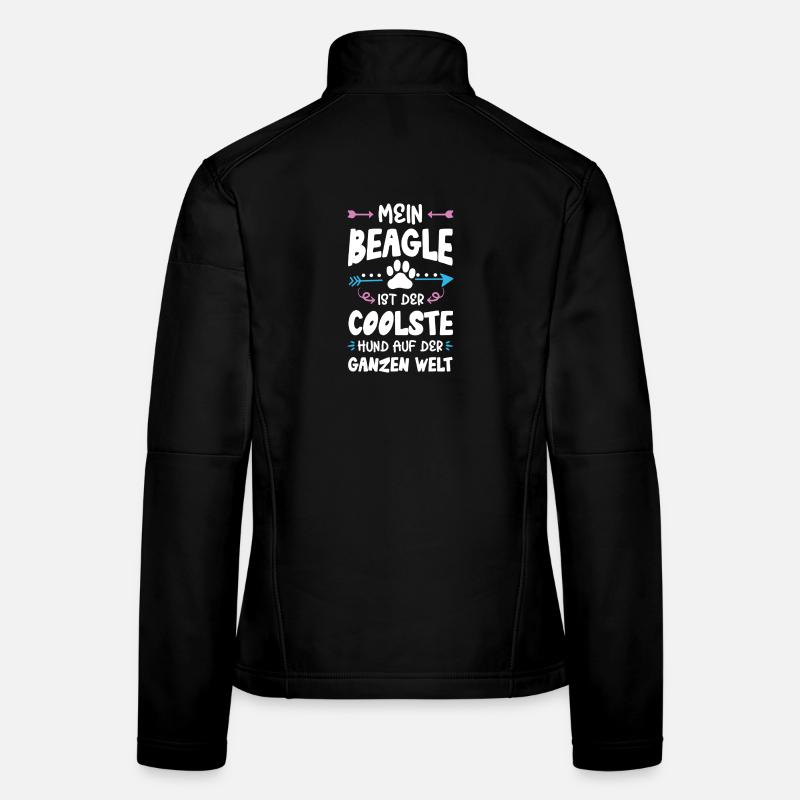 Beagle Dog Saying Women's Softshell Jacket