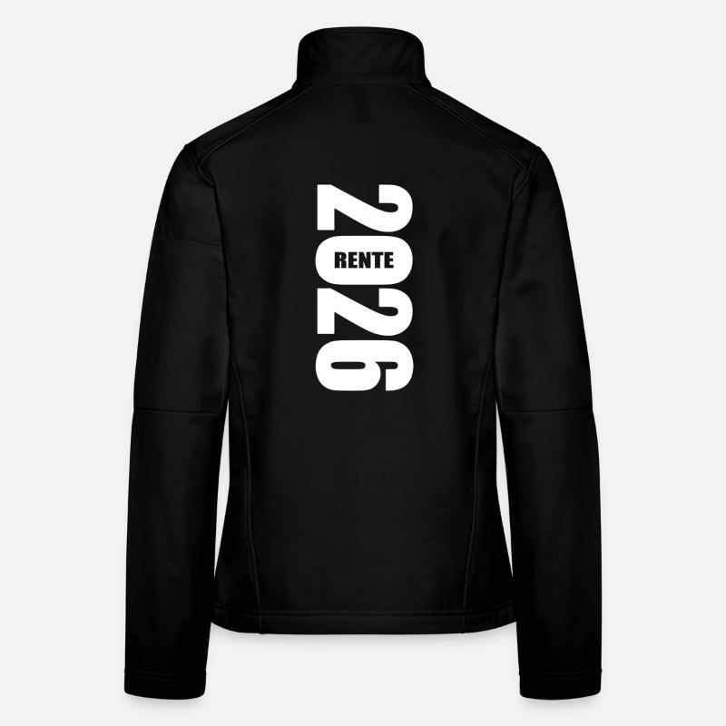 Rente 2026 - Retraite - Rente Veste en tissu softshell Femme