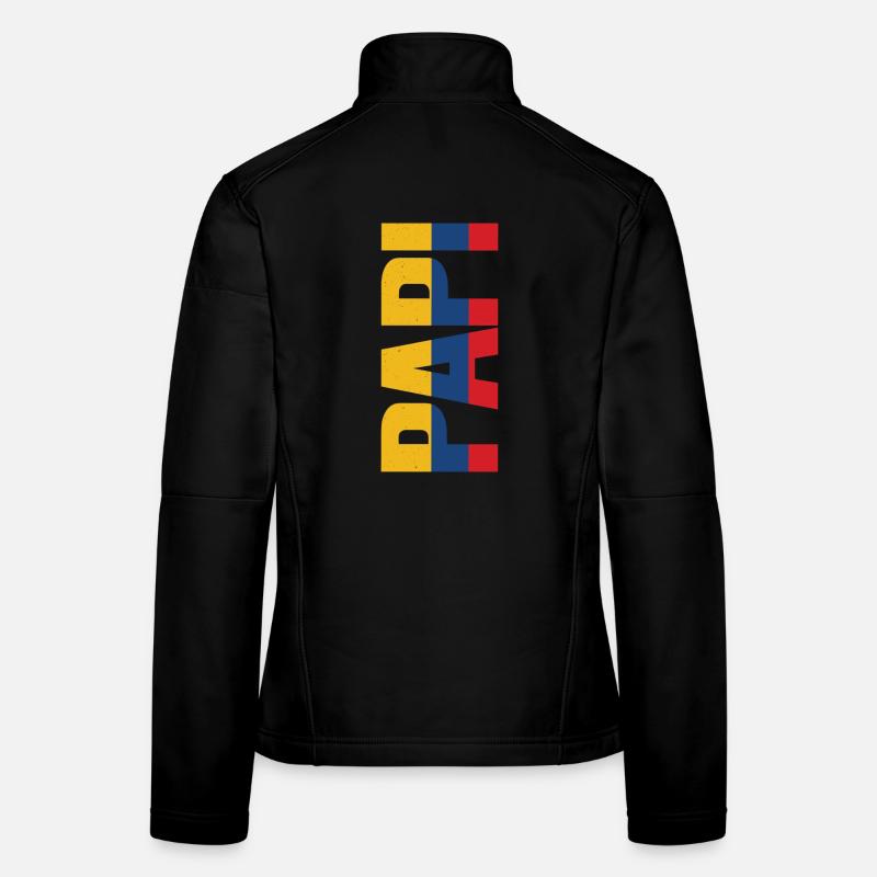 PAPI Colombie – Le style papa latin dans un look rétro Veste en tissu softshell Femme