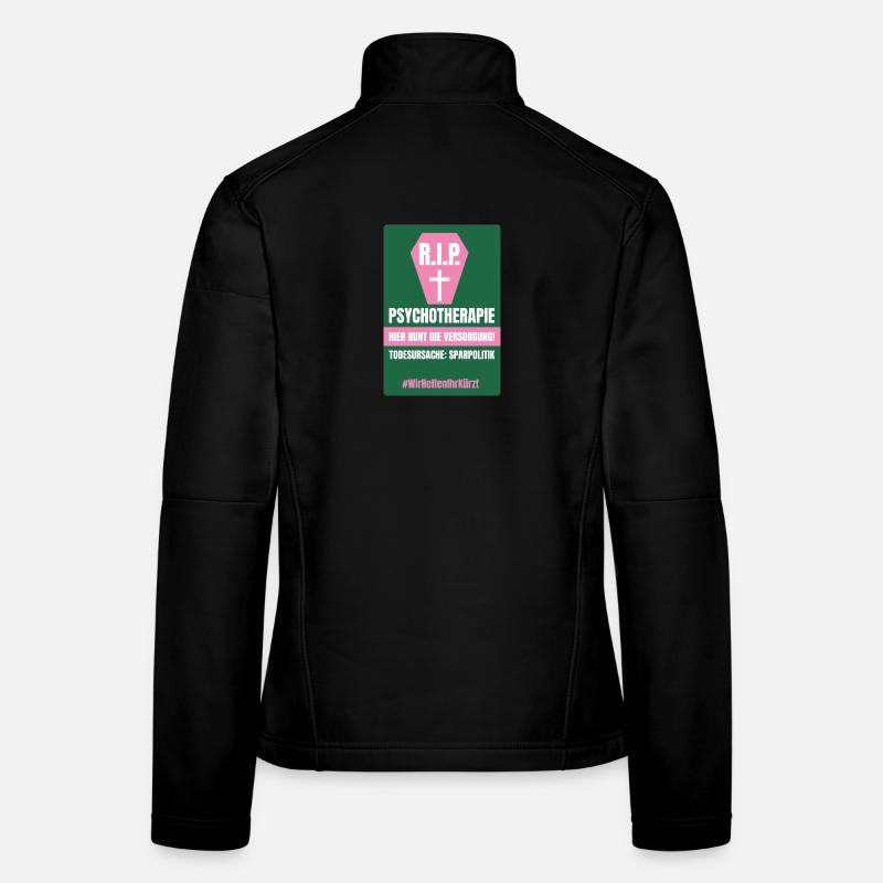 PSYCHO_04 - Frauen Softshelljacke - Schwarz