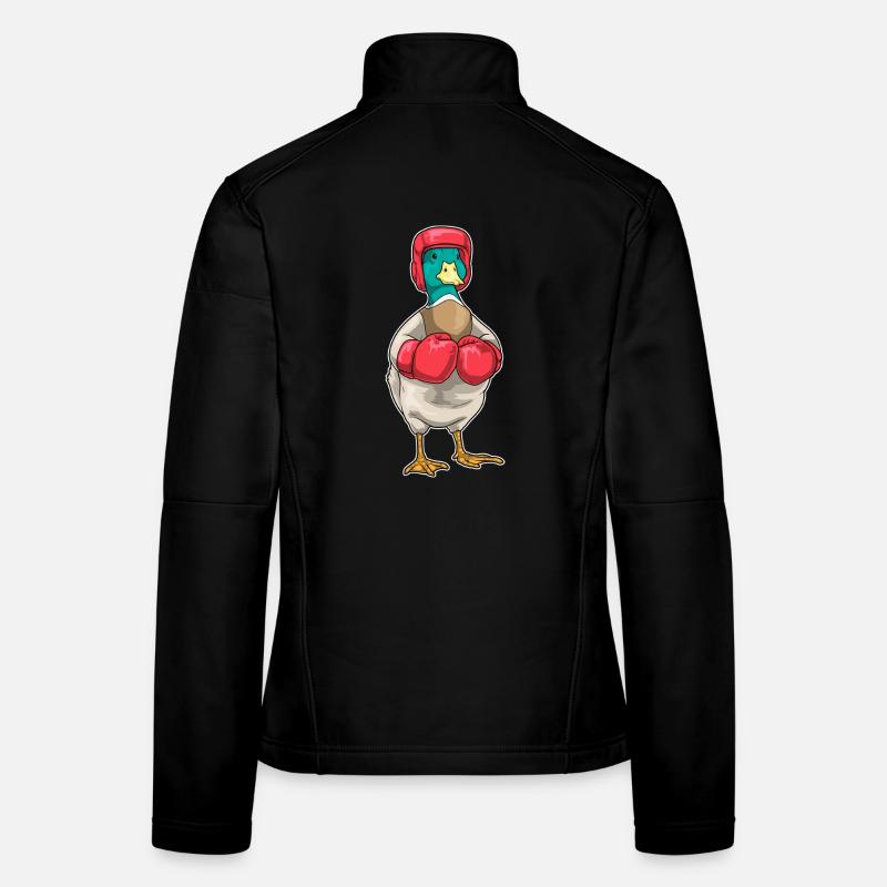 Ente Boxer Boxhandschuhe Boxen Frauen Softshelljacke