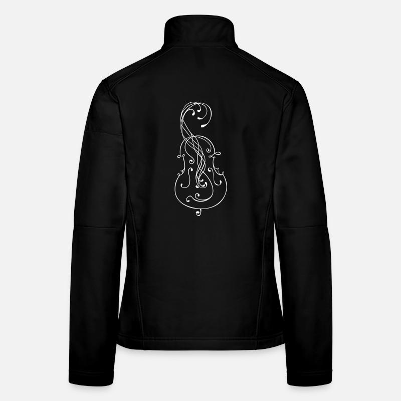 Cello - Frauen Softshelljacke - Schwarz