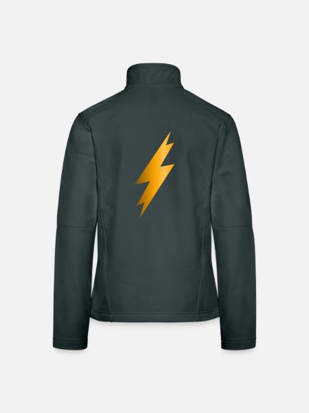 Lightning Bolt - Women's Softshell Jacket - black