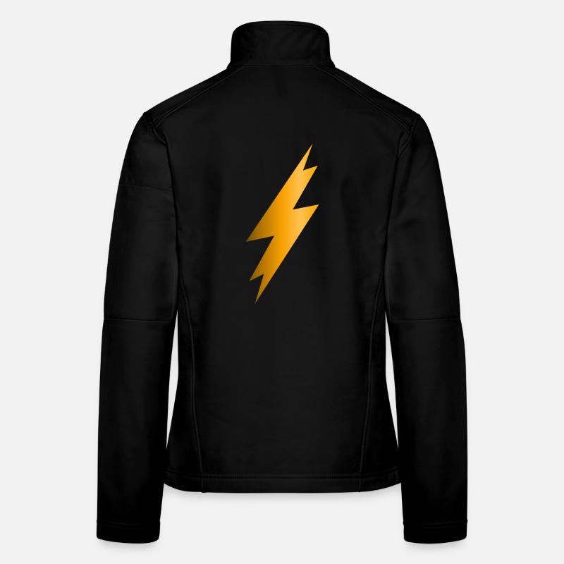 Lightning Bolt - Women's Softshell Jacket - black