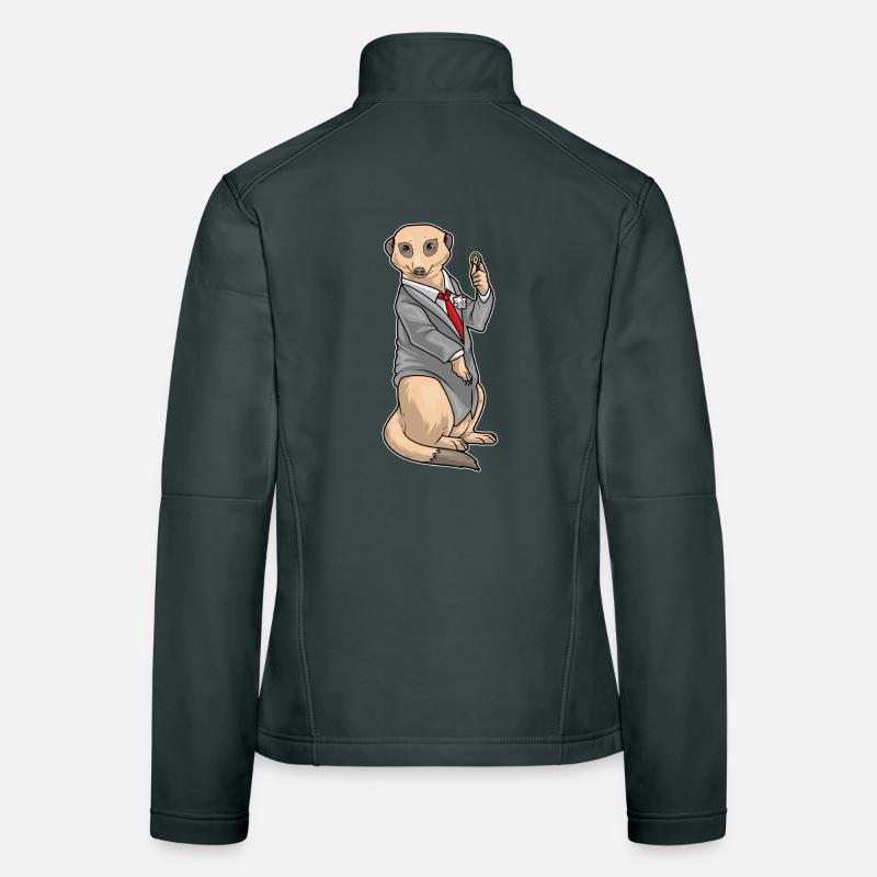 Erdmännchen Bräutigam Ehering Hochzeit Frauen Softshelljacke
