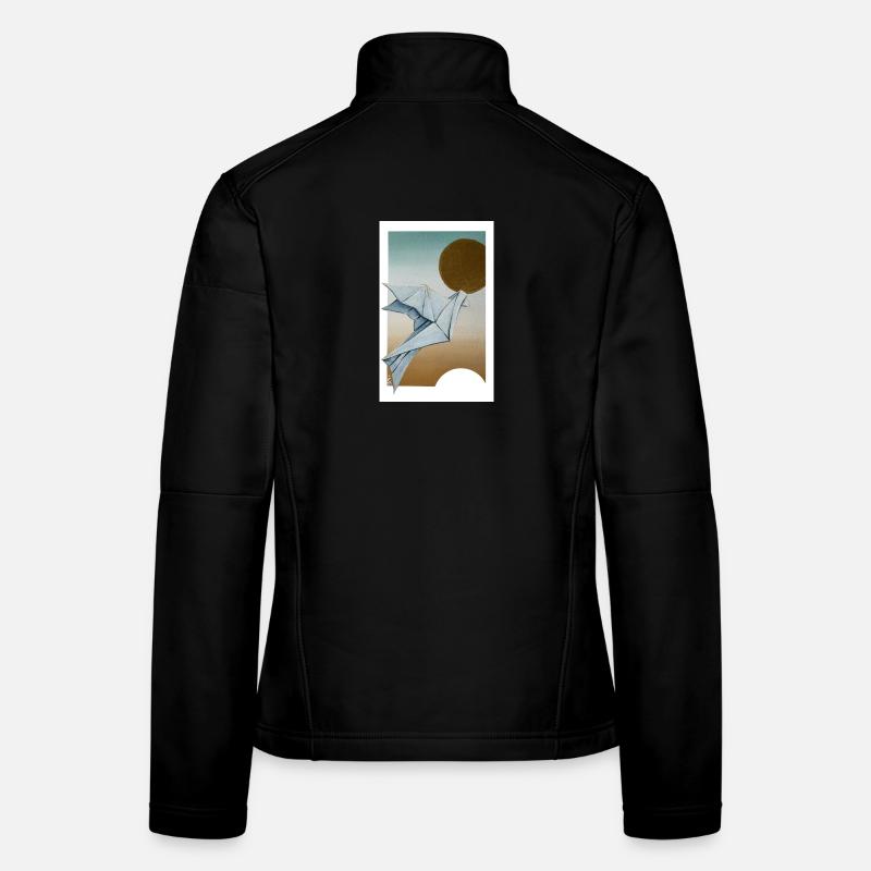 Origami Taube Frauen Softshelljacke