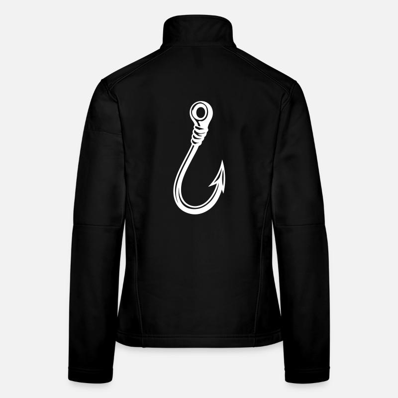 Icône de l’hameçon à pêche Veste en tissu softshell Femme