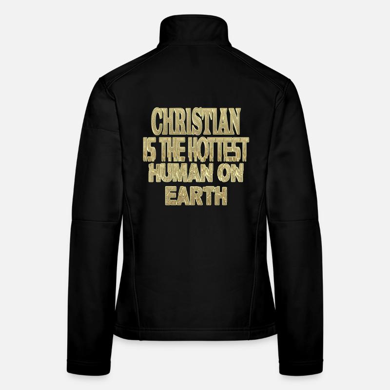 Christian - Women's Softshell Jacket - black
