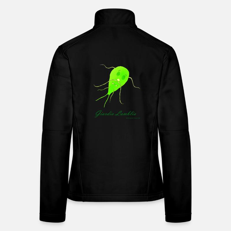 Giardia Lamblia Veste en tissu softshell Femme