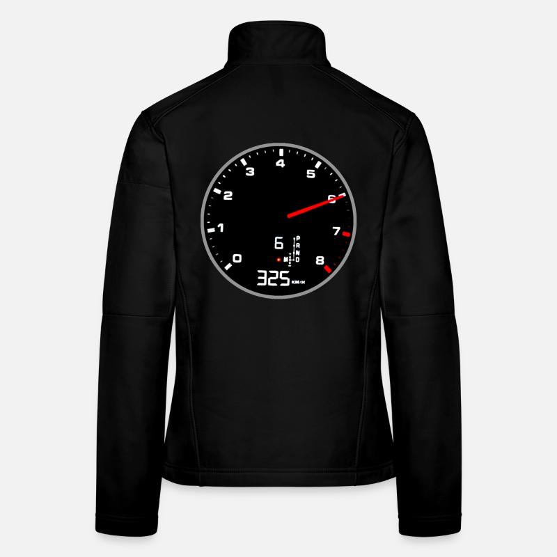 Speedometer | No Limit | Speed Race | Racing Women's Softshell Jacket