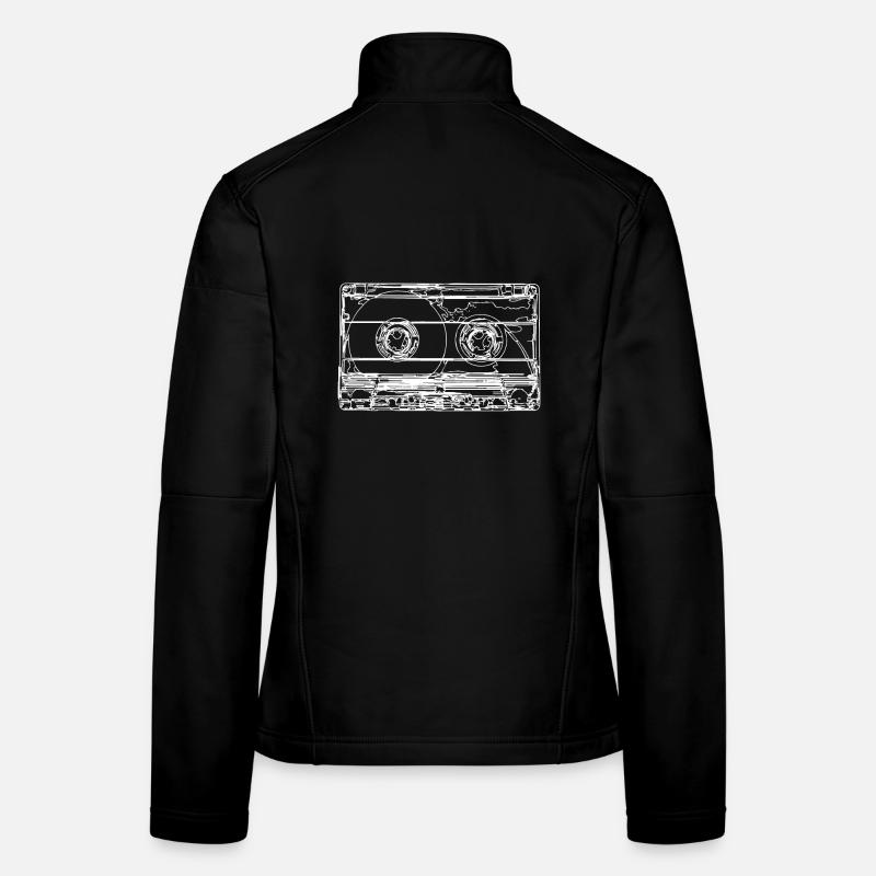 Retro Kassette Frauen Softshelljacke
