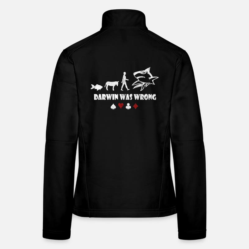 poker Veste en tissu softshell Femme