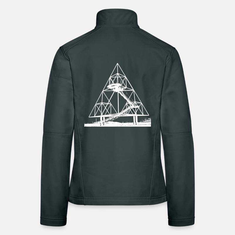 TÉTRAÈDER BLANC Veste en tissu softshell Femme