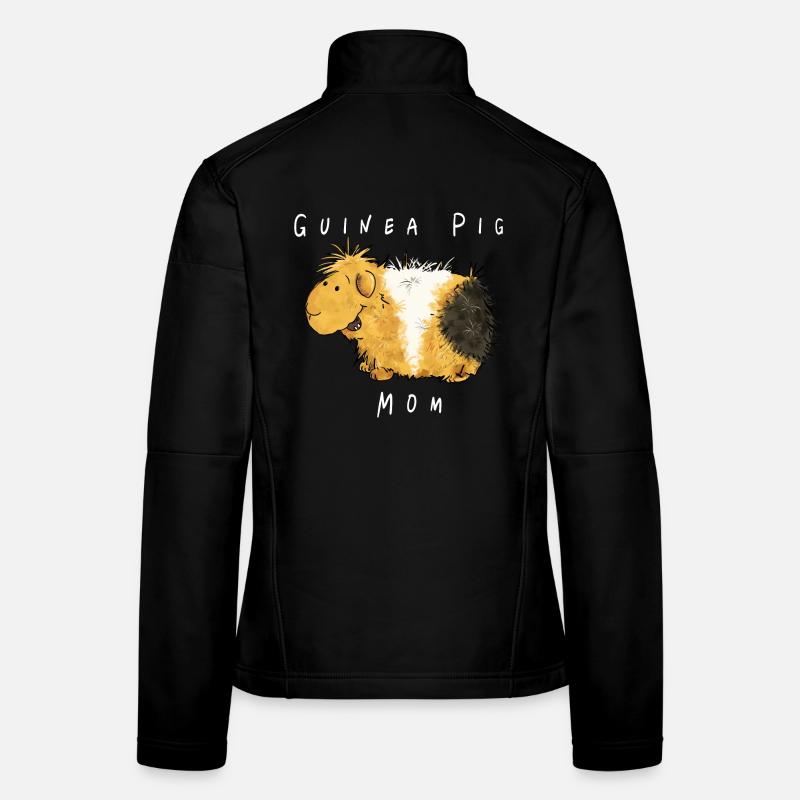 Maman Cochon d'Inde I Maman Cochon D'Inde Mama Veste en tissu softshell Femme