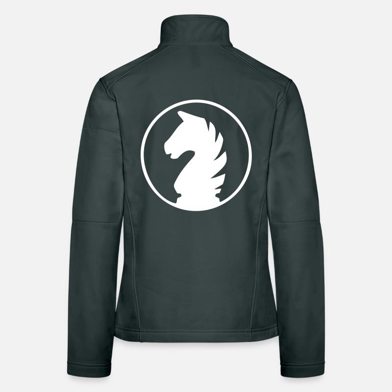 Schach - Pferd Frauen Softshelljacke