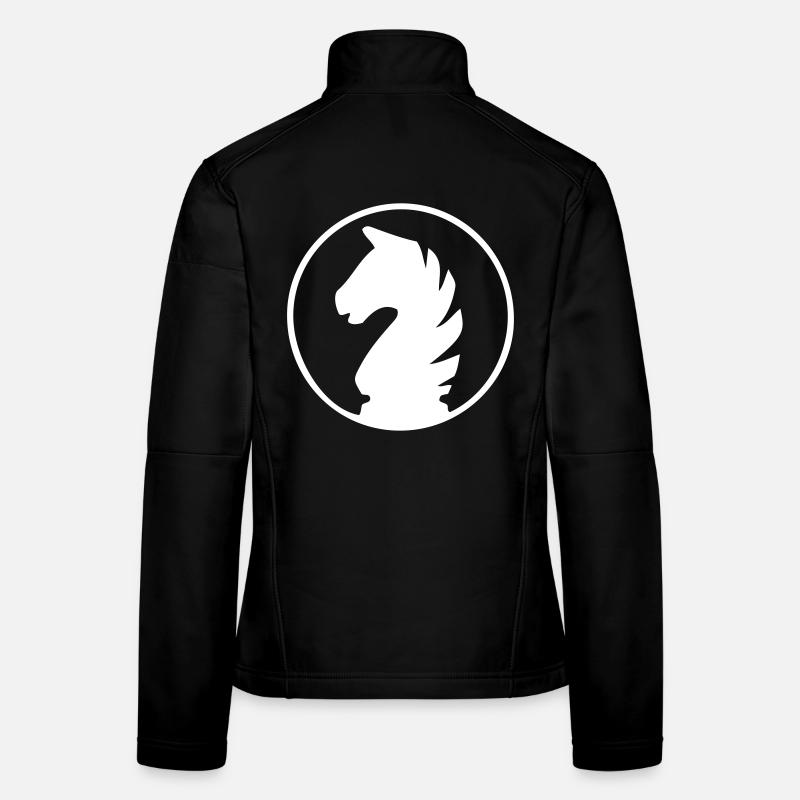 Schach - Pferd Frauen Softshelljacke