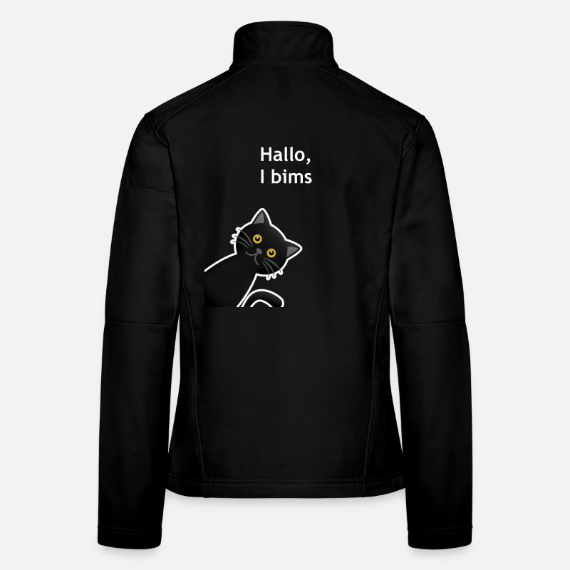 Hallo I bims, Katze Frauen Softshelljacke
