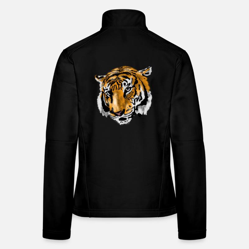 Tiger Frauen Softshelljacke