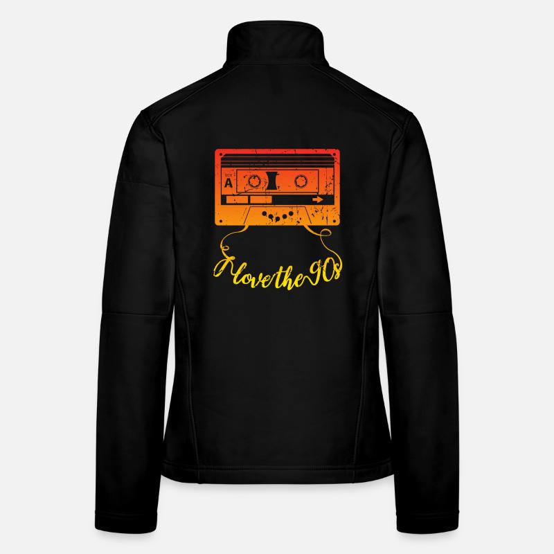 Ich liebe die 90er Frauen Softshelljacke