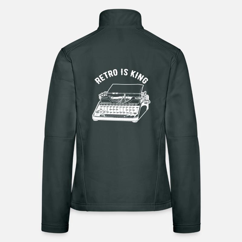 typewriter Women's Softshell Jacket