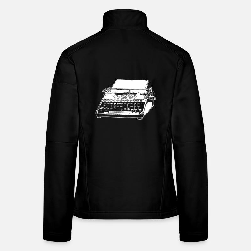 Schreibmaschine Frauen Softshelljacke