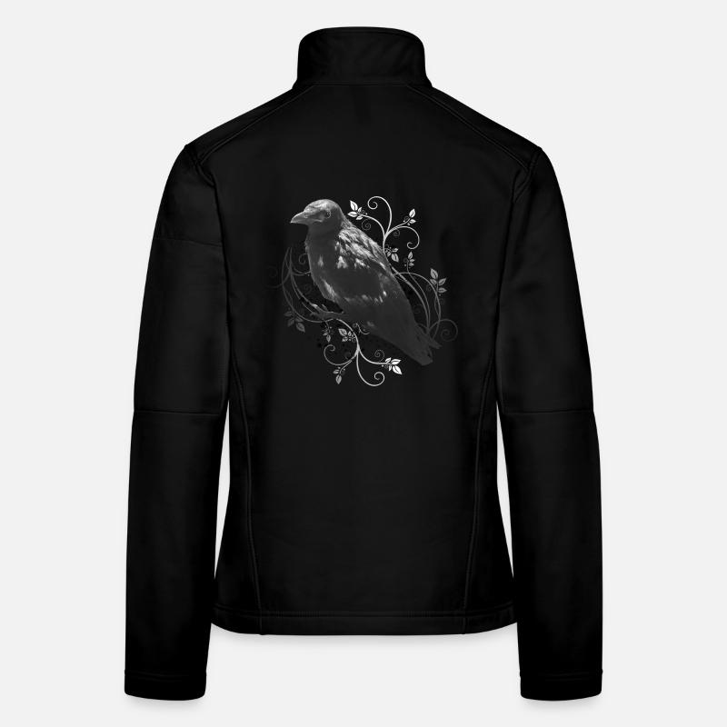 Der Rabe Edgar Allan Poe Frauen Softshelljacke
