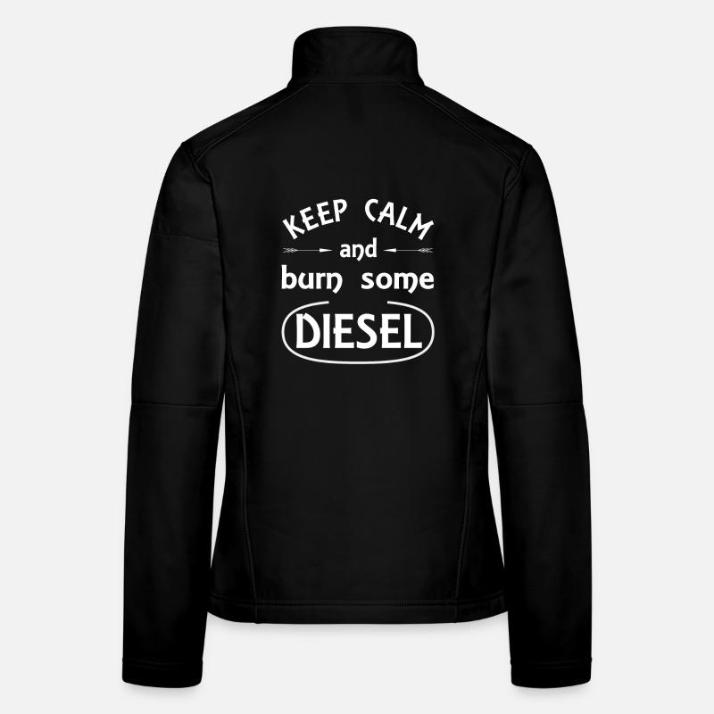 Diesel und Motoren Frauen Softshelljacke