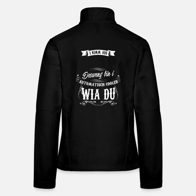 I KIMM AUS "personalisiert" DESWENG BIN I ... Frauen Softshelljacke